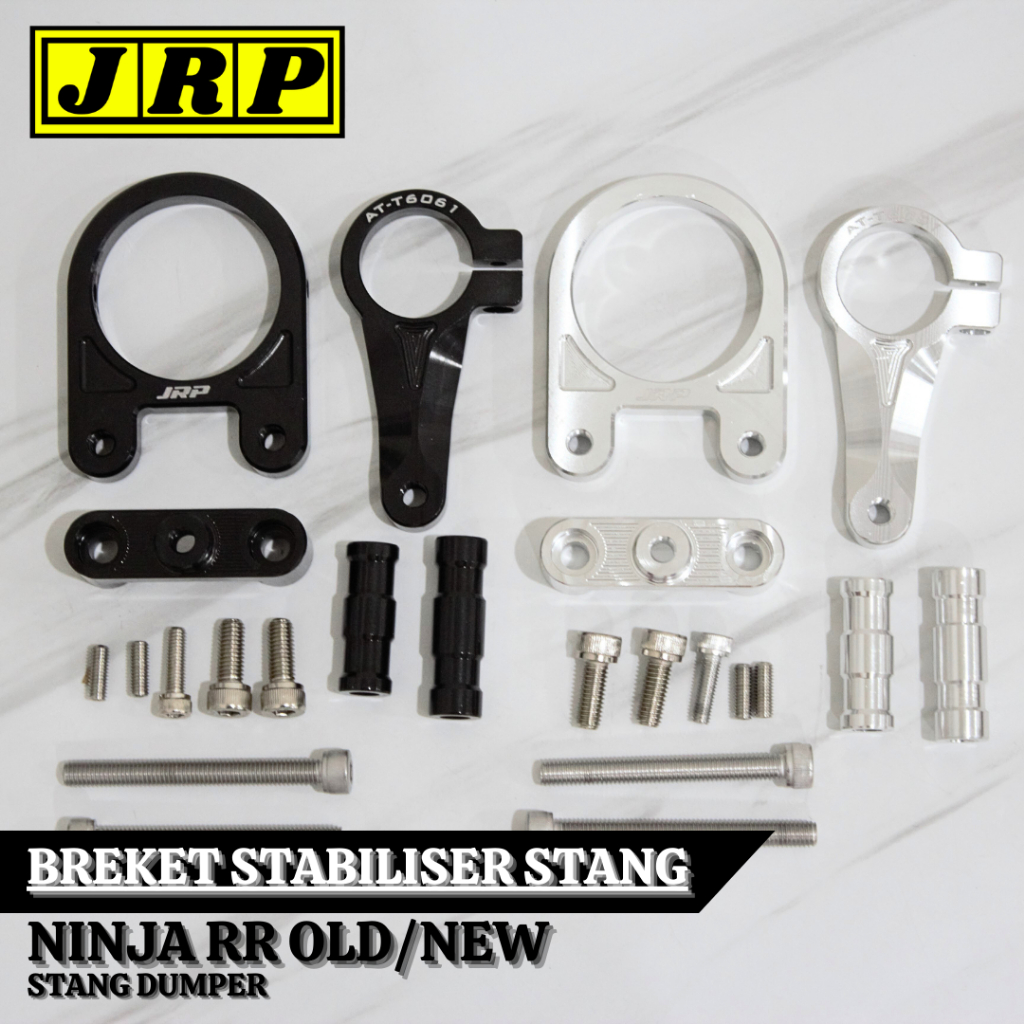 Steering Damper JRP Breket Stabiliser Stang Steering Dumper Ninja RR Old New Full CNC Breket Steerin