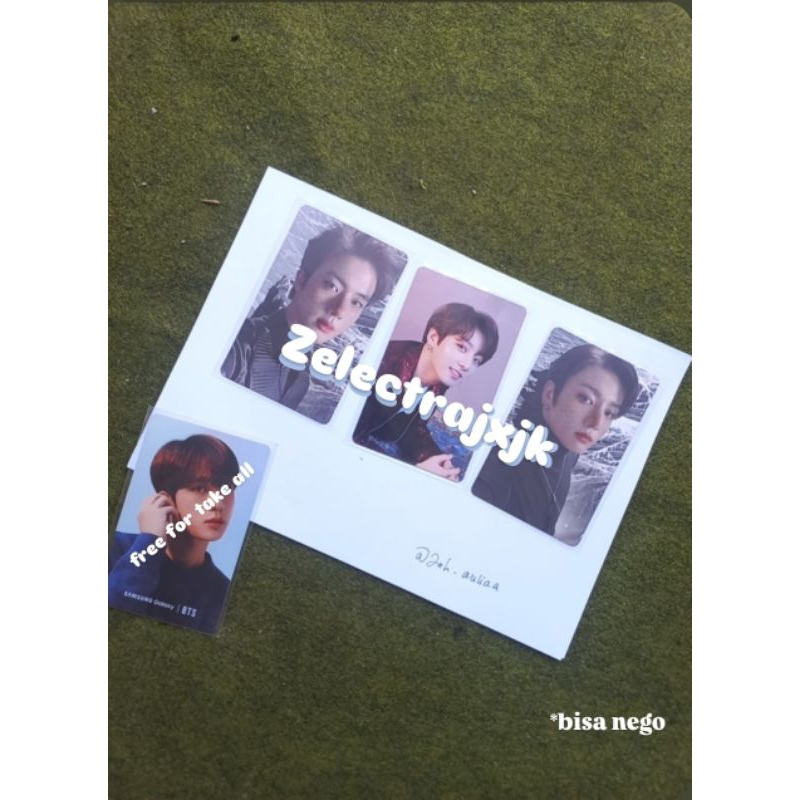 wts photocard / pc BTS Seokjin jin mots 7 ver 2 OFFICIAL READY INA