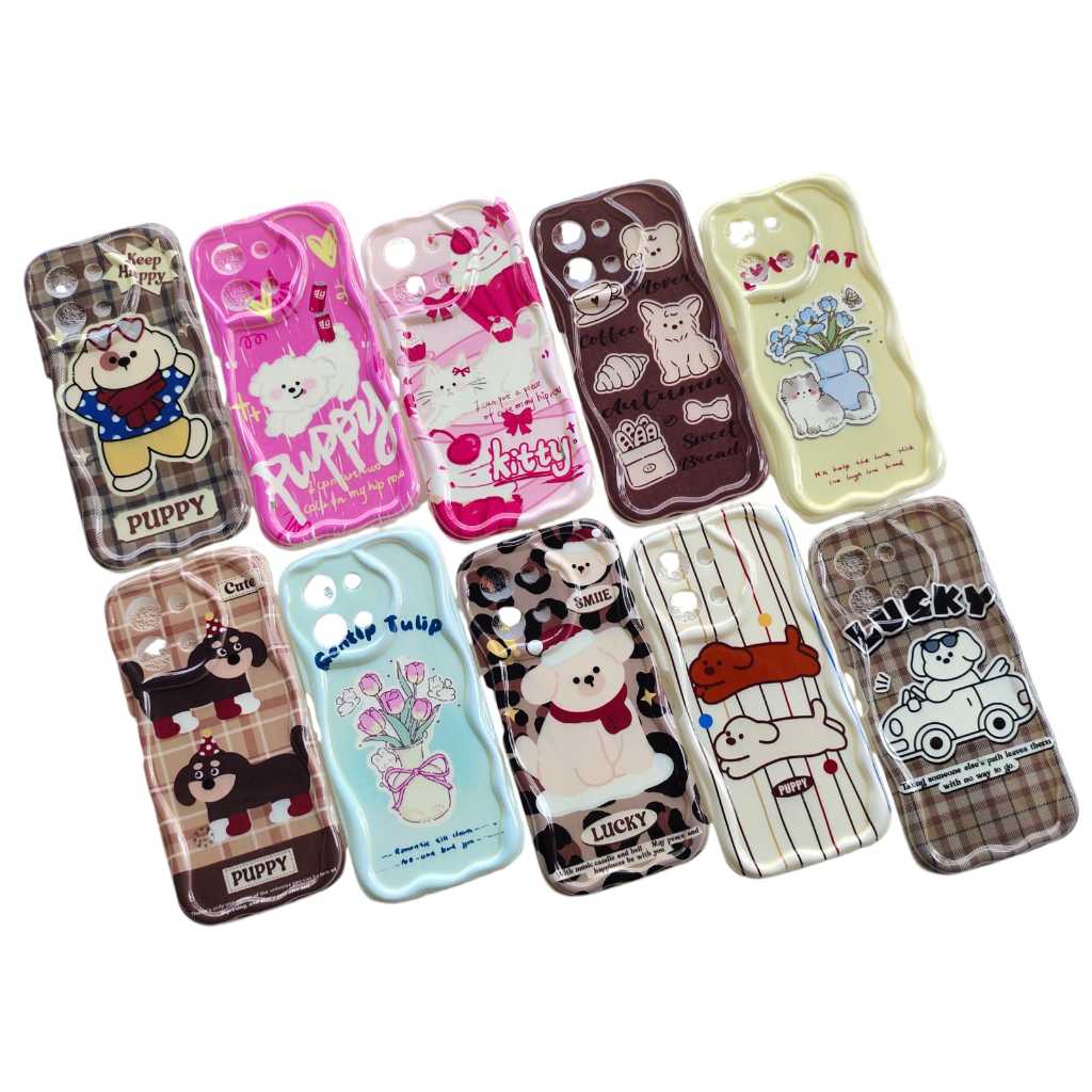 Case Gelombang Motif ALL TYPE HP Silikon Case Handphone Gelombang Gambar