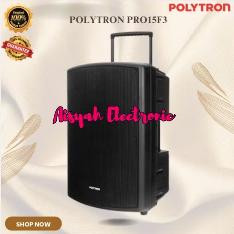 SPEAKER PORTABEL POLYTRON 15 INCI PASPRO15F3 GARANSI RESMI