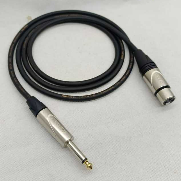 kabel mic ASHLEY akai 6,5 male to xlr female panjang kabel 5-10 meter original ASHLEY