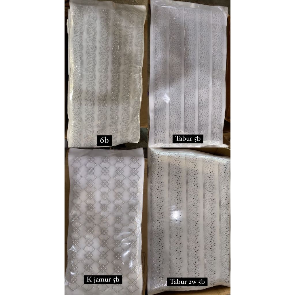 [PER LEMBAR] SWAROSKY Diamond Tikar / Payet / Payet Tikar Gosok Motif Acak