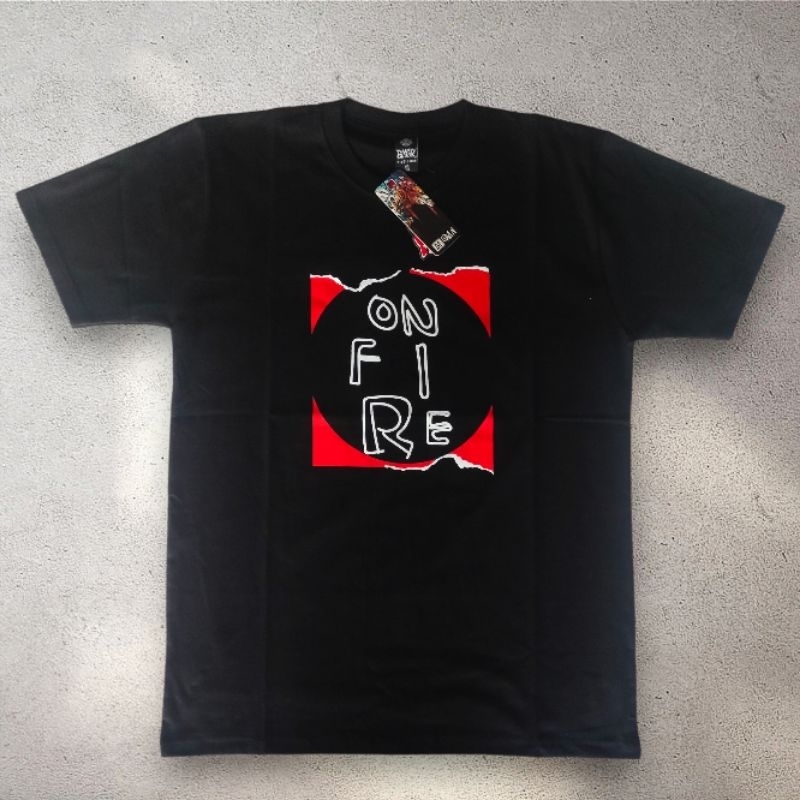 Kaos Pria Kaos Onfire Distro Baju Oblong Kaos Lengan Pendek
