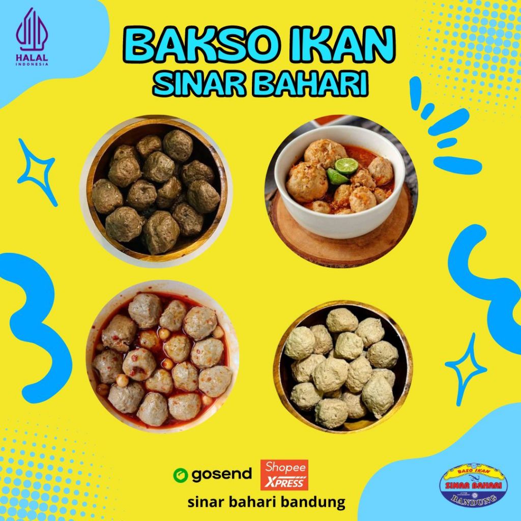 

Bakso ikan kecil putih isi 50 butir/stengah ball kemasan vacum | sinar bahari bandung