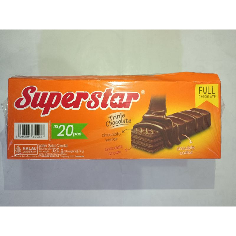 

Superstar Full Chocolate Isi 20 Pcs @ 16g