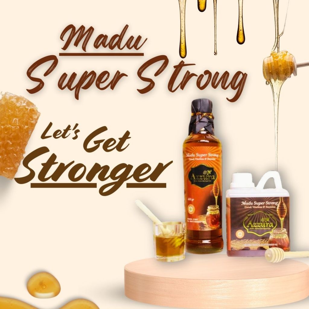 

Madu SUPER STRONG - Madu Herbal Istimewa - Rahasia Vitalitas dan Stamina Anda