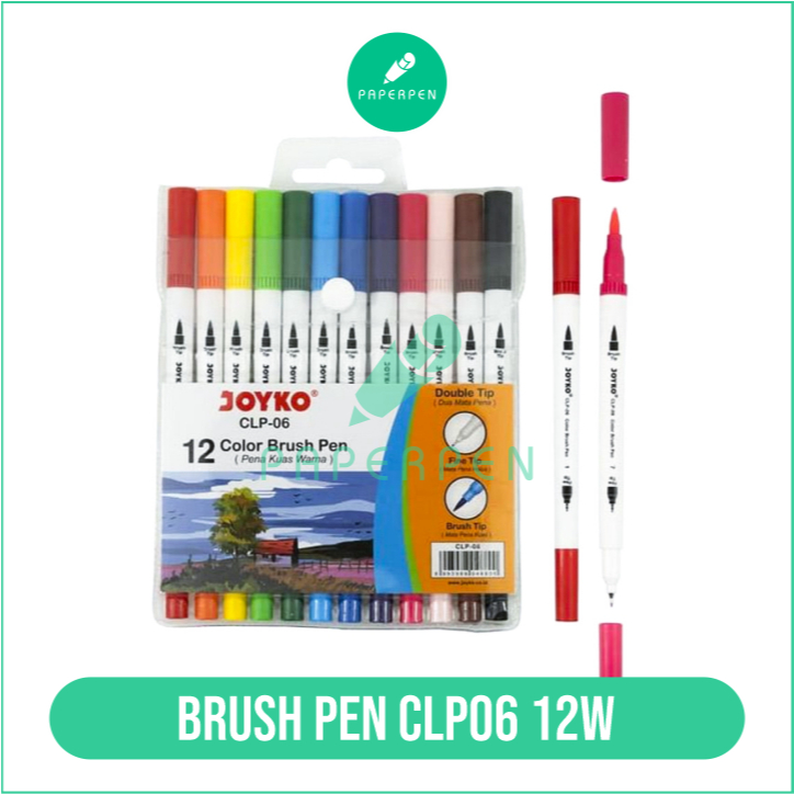 

BRUSH PEN CLP06 12 WARNA