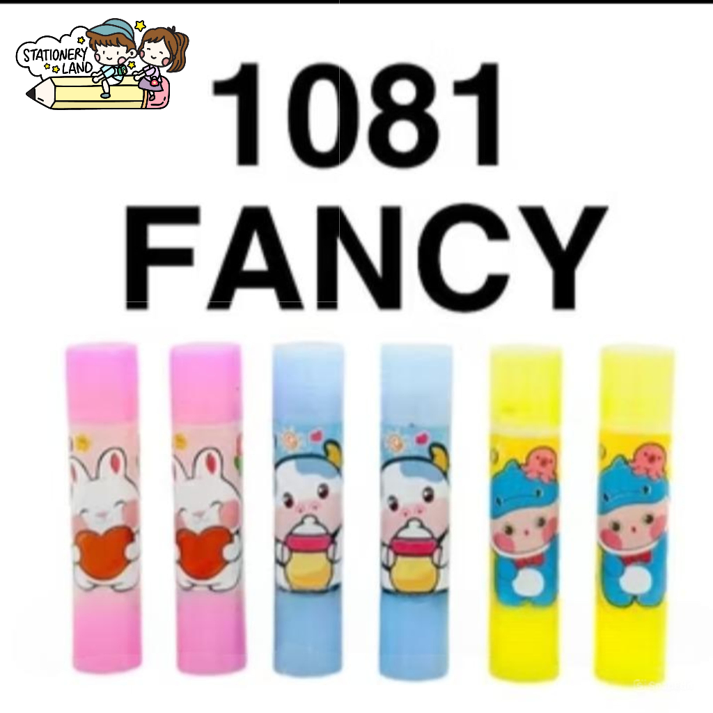 

( DAPAT 1 PCS ) LEM STICK 6018 1081 FANCY LUCU 10GR / Glue Stick Stik Fancy 6018 1081 10 Gr Gram Fancy Cute Animal