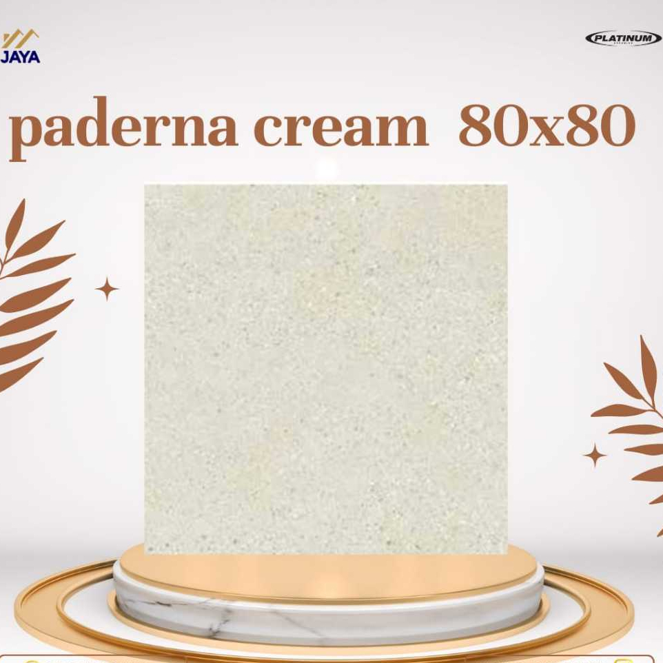 KERAMIK LANTAI MATTE PADERNA CREAM 80X80 PLATINUM