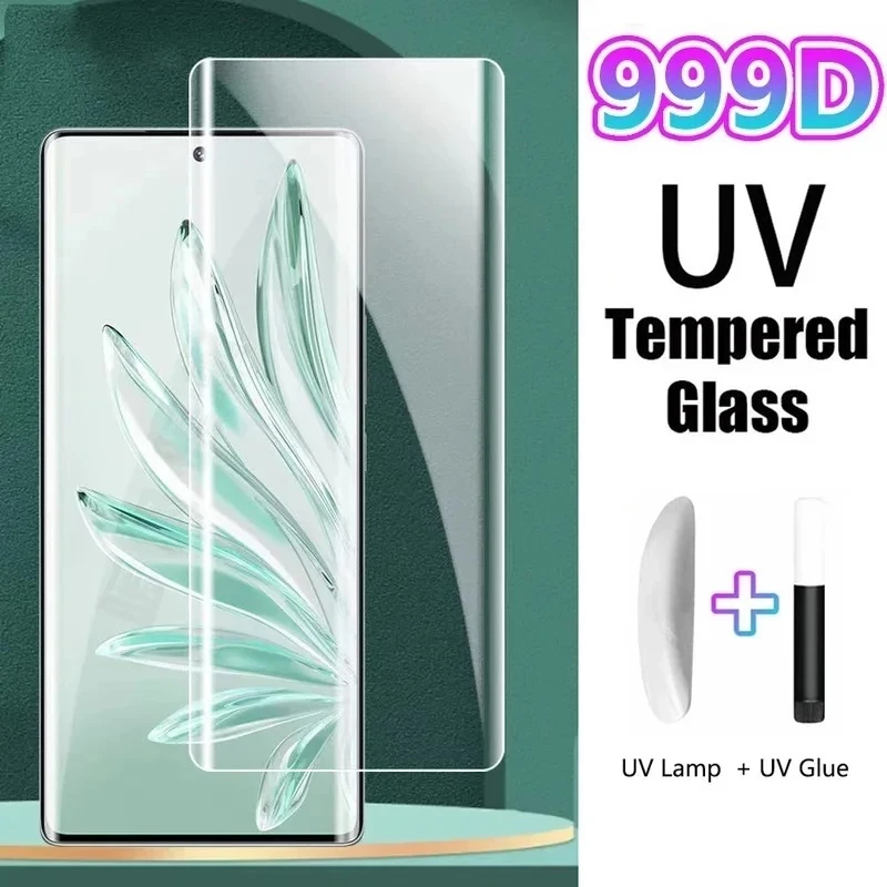 Tempered Glass Vivo V29 5G - V30 5G - V30 Pro 5G Tempered Glass UV Full Cover Melengkung Curved Temp