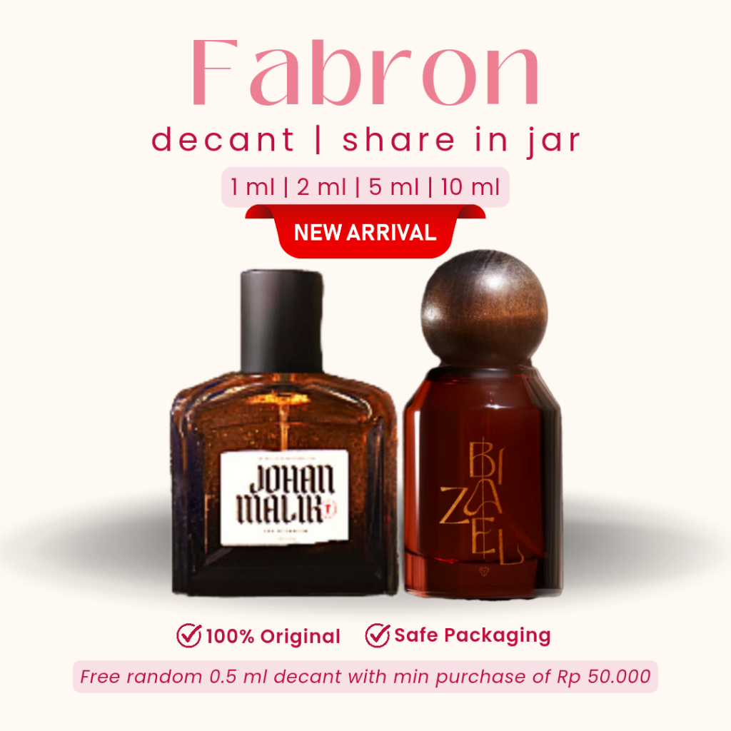 [DECANT / SHARE IN JAR] FABRON - Johan Malik, Bizael