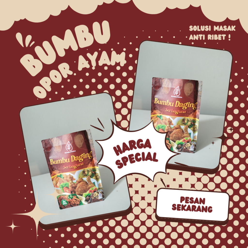 

Bumbu Marinasi Ikan Dengan Bumbu Instan Bumbunesia 25g Spesial Harga Promo