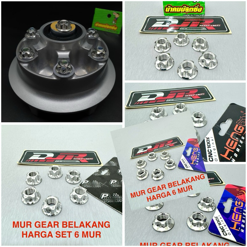 MUR GEAR BELAKANG NINJA R RR SS KIS PROBOLT STAINLESS ORIGINAL THAILAND