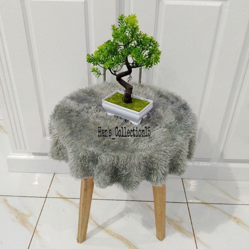 TAPLAK MEJA BULAT KECIL/TAPLAK MEJA BUNDAR/TAPLAK MEJA BULAT KECIL DIAMETER 50CM