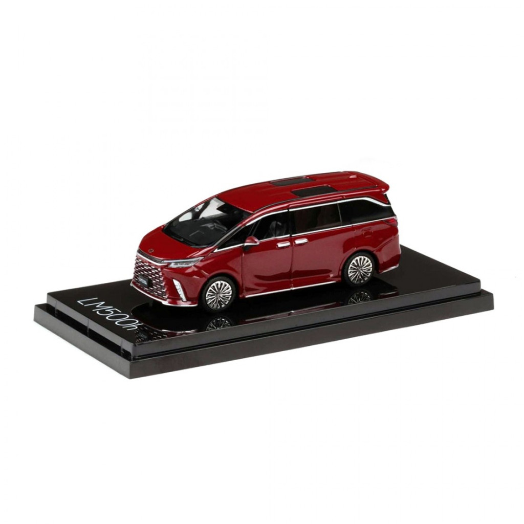 HJ642076AR - 1/64 LEXUS LM 500h 6 Seater Red