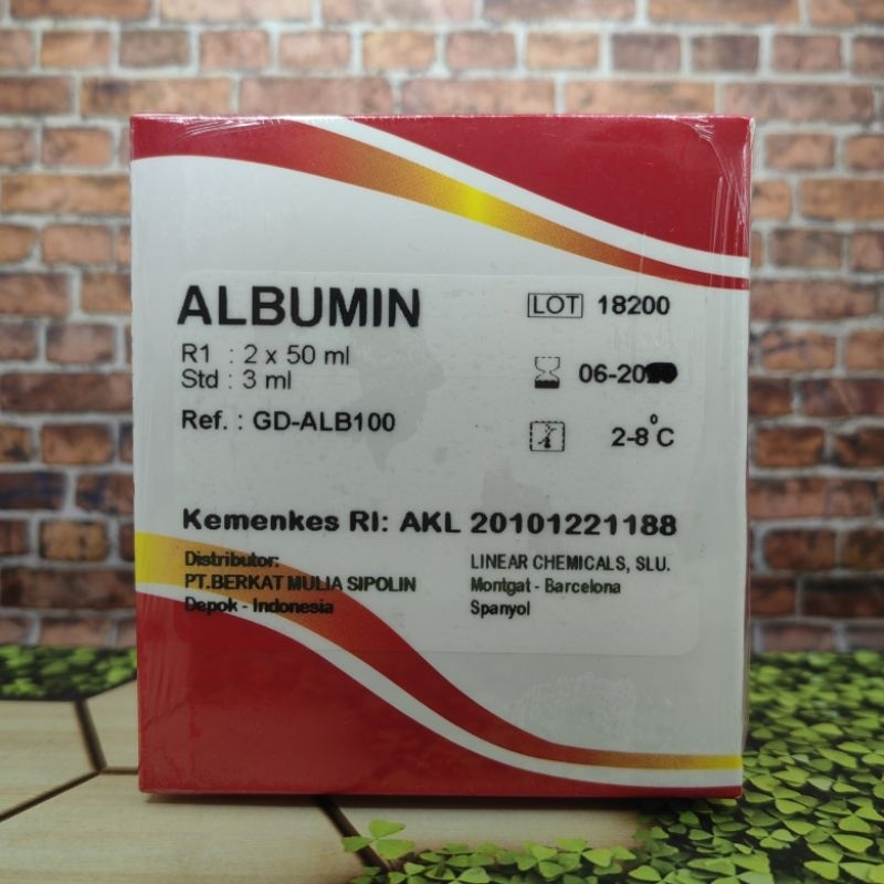 ALBUMIN GLORY 2X50ML | REAGEN ALBUMIN GLORY 100ML ORIGINAL