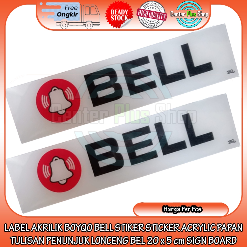 

Sticker Acrylic Label Akrilik Boyqo Bell Stiker Papan Tulisan Penunjuk Lonceng Bel 20 X 5 Cm Sign Board Acrylik Akrilic Sekolah Kantor Rumah Tulis Penanda Tanda Lounceng Suara Pertanda Tamu Datang