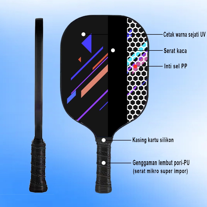 1Set Paddle Pickleball Carbon Aket Pickleball Paddle Tenis Pickleball -