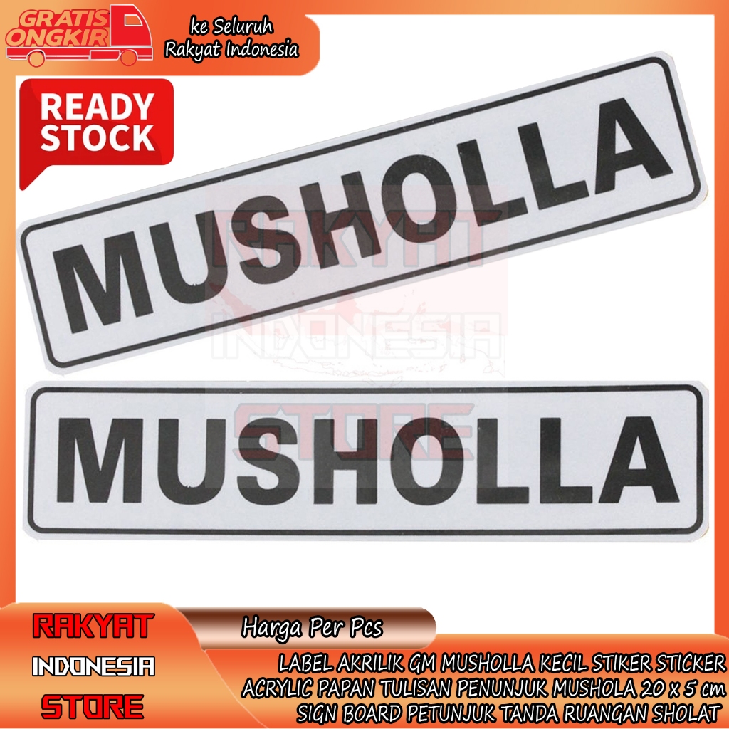 

Papan Tulisan Label Sticker Acrylic Musholla Stiker Penunjuk Tempat Sholat Akrilik Boyqo Solat 20 X 5 Cm Sign Board Acrylik Akrilic Sekolah Restoran Toko Kantor Mall Tulis Penanda Tanda Pertanda Lokasi Sembayang Umat Muslim Mushola