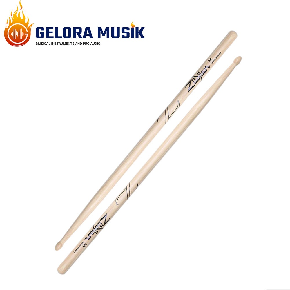 Drum Stick Zildjian 5A Z5A Wood/Natural