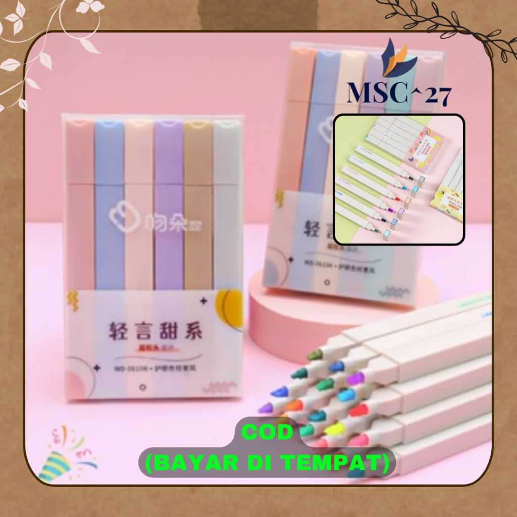 

Stabilo /stabillo warna/Stabilo Pastel isi 6 Pcs Highlighter 6pcs Stabilo