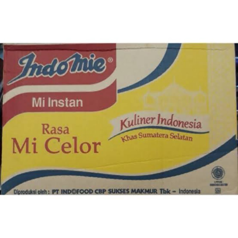 

1 DUS INDOMIE CELOR KHAS PALEMBANG