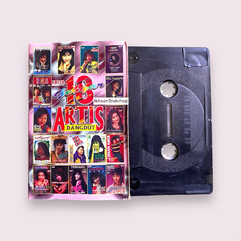 Kaset Pita Gebyar 18 Artis Dangdut MSC Record