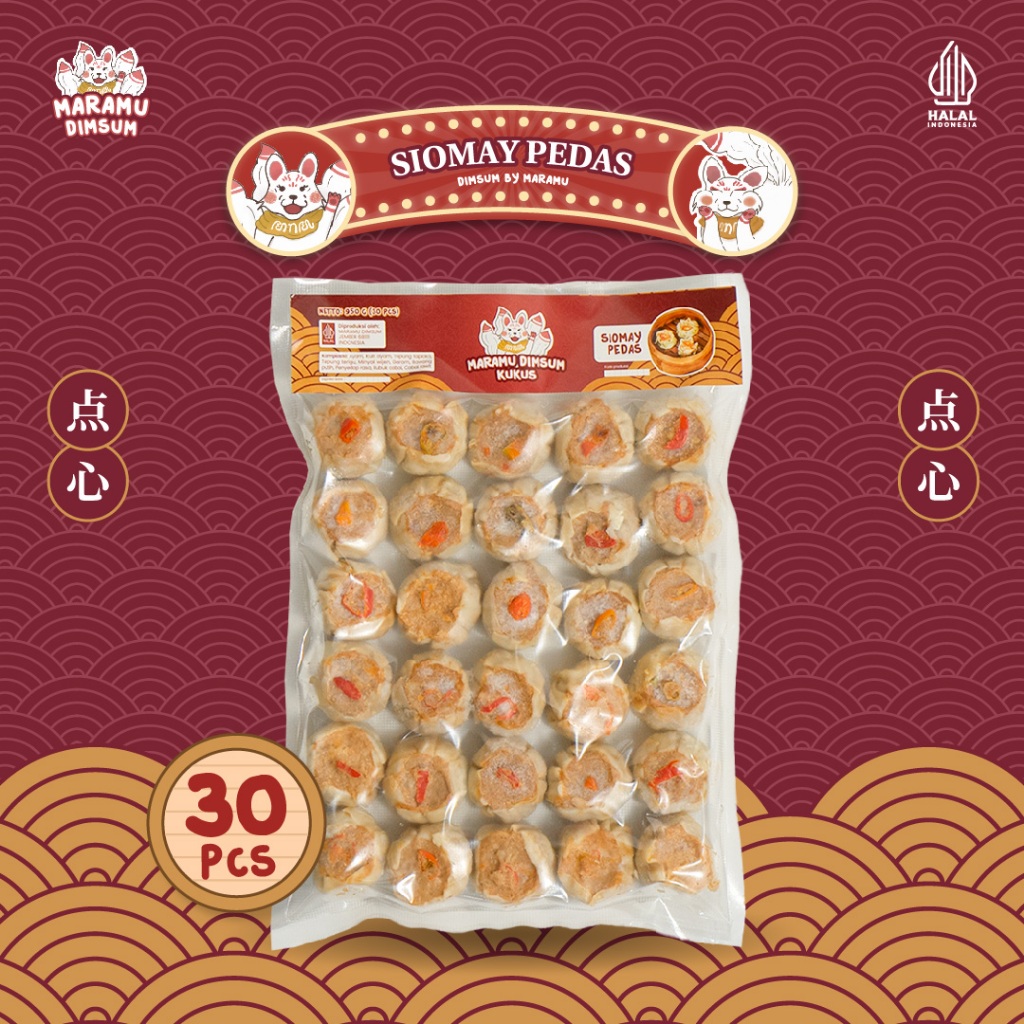 

Dimsum Siomay Pedas Isi 30 by Maramu Dimsum Jember Indonesia Halal (Frozen/Home Made/Fresh)