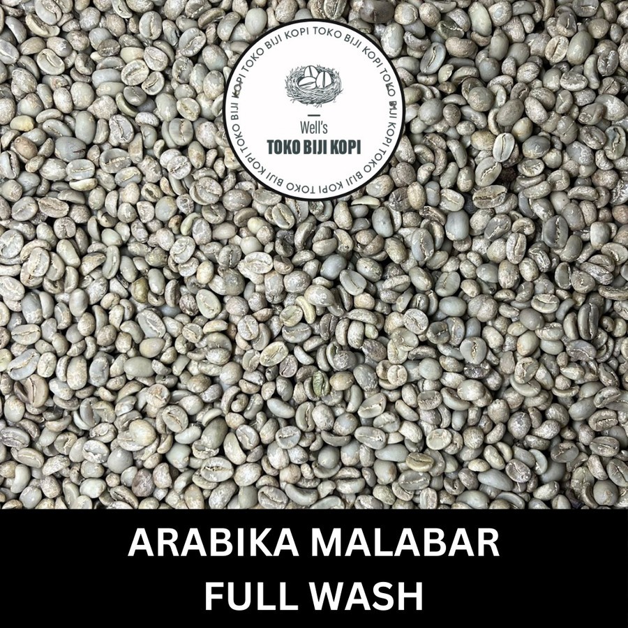 

Green Bean Kopi Mentah Arabika Malabar Jawa Barat Full Wash Grade 1 - 1 kg