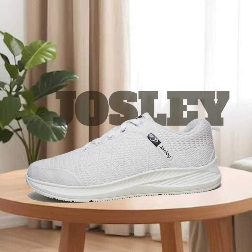 Sepatu Sneakers Putih Wanita Pria Sepatu Olahraga Wanita Putih Polos Sepatu Lari Putih