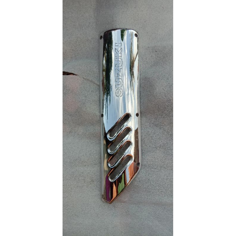 cover knalpot tameng knalpot tutup knalpot Suzuki Shogun R Shogun 110 Shogun Ariel non original NOS