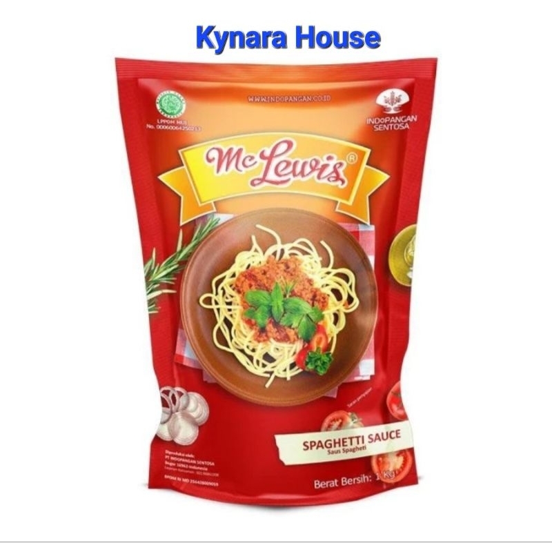 

Mc Lewis Spaghetti Sauce Pouch 12x1kg (Karton)