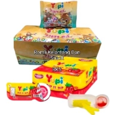 

Yupi Permen Jajanan Anak PARTY MIX isi 12 /Dip It Dip