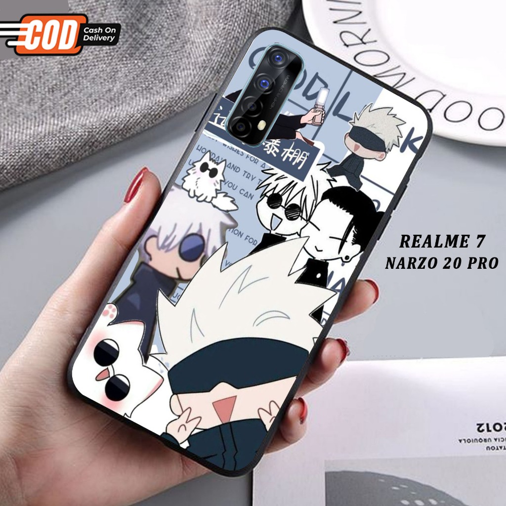CASE GLOSSY REALME 7 / REALME NARZO 20 PRO dan ALL TYPE SMARTPHONE & ANDROID Bisa request tipe Cassi