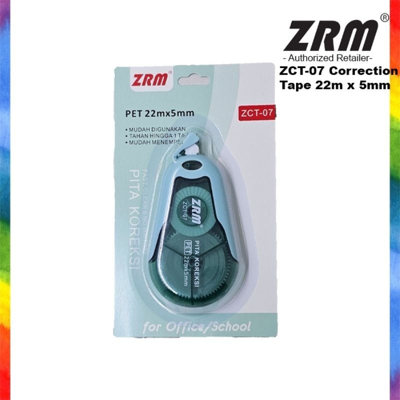 

ZRM Correction Tape / Tip X PET 22m x 5mm ZCT-07