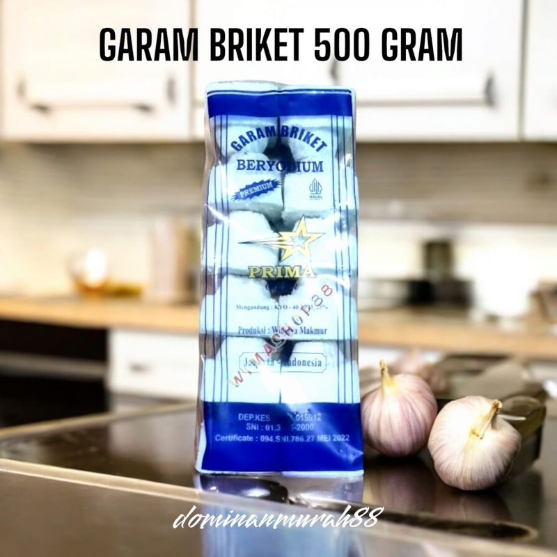 

GARAM BRIKET 500 GRAM PRIMA SUPER / GARAM BATA BERYODIUM / BUMBU DAPUR