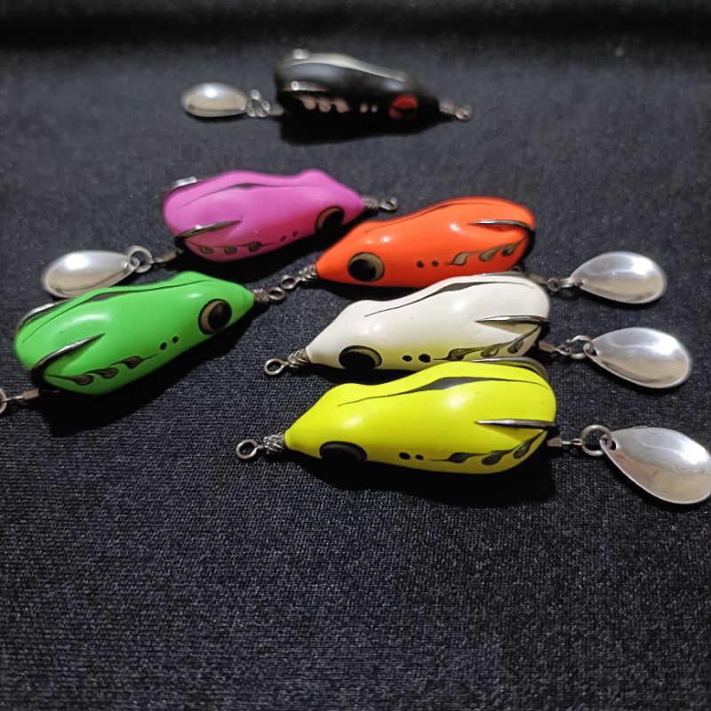 SOFT FROG CURUT TENGGELAM 4CM BM LURE UMPAN CASTING GABUS DAN TOMAN