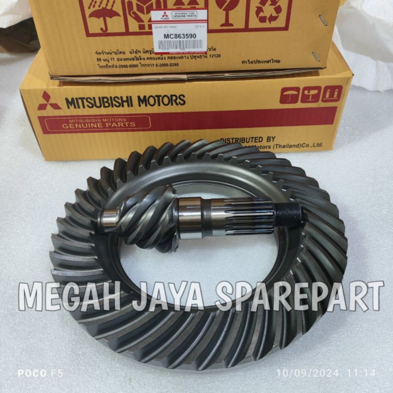 Gear set Ps120 6x40 / gigi gardan Mitsubishi Ps120 rasio 6x40