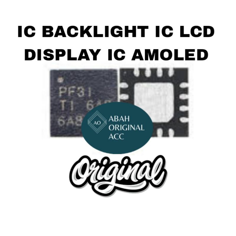 IC BACKLIGHT IC LCD DISPLAY IC AMOLED REALME XT REALME 7 PRO REALME V15 ORIGINAL TESTED PROVED