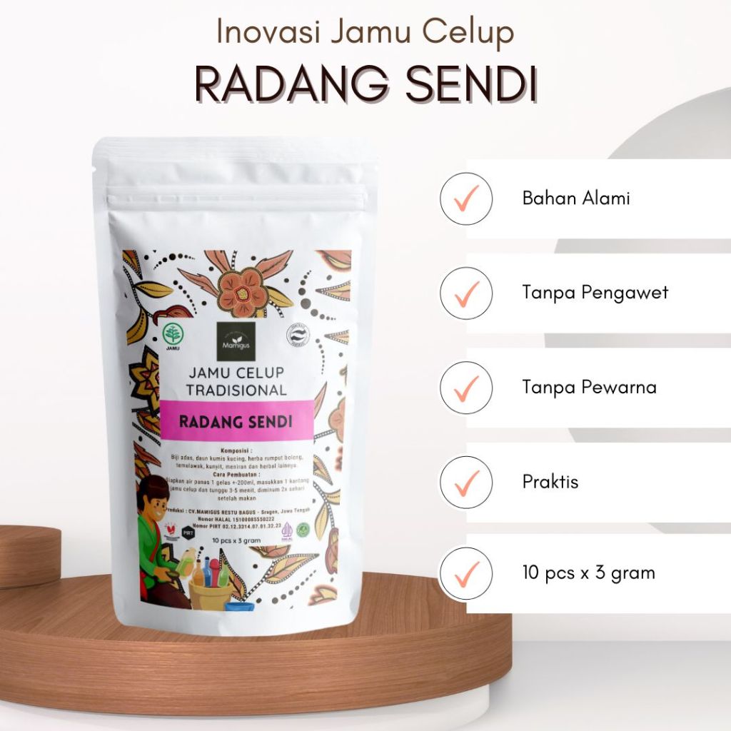 

Jamu Celup Tradisional RADANG SENDI