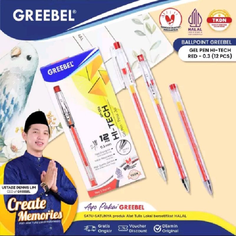 

GREEBEL GEL PEN HI TECH GP-506