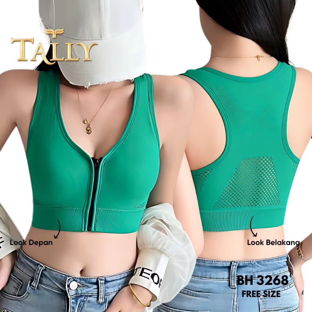Tally BH sport bra wanita bahan rajut busa tipis / Kemben / Bralette / Sport Bra Wanita Busa Tipis B