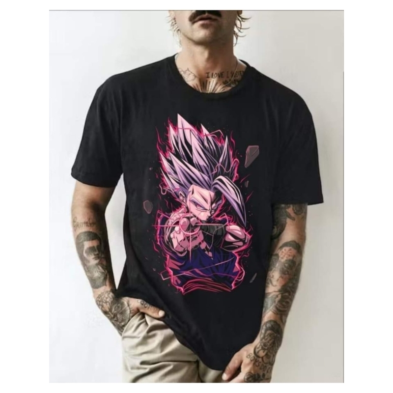 kaos t-shirt dragon ball beast gohan