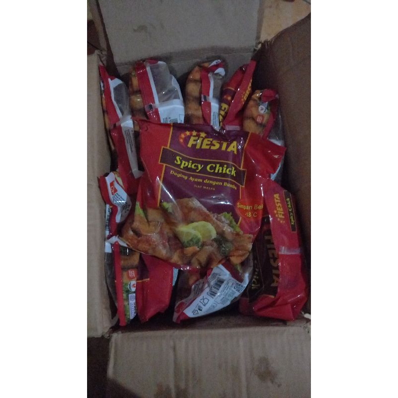 

fiesta spicy wing 500gram