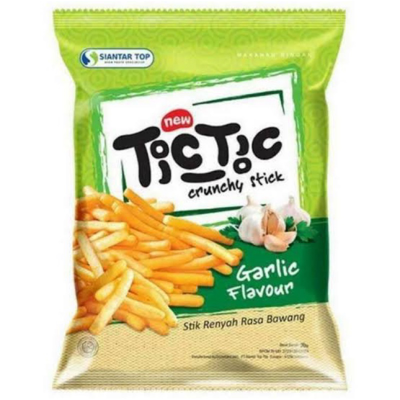 

SIANTAR TOP TICTIC CRUNCHY STICK RASA BAWANG ASLI | TICTIC @18G X 10 BUNGKUS | TIC TIC SIANTAR TOP