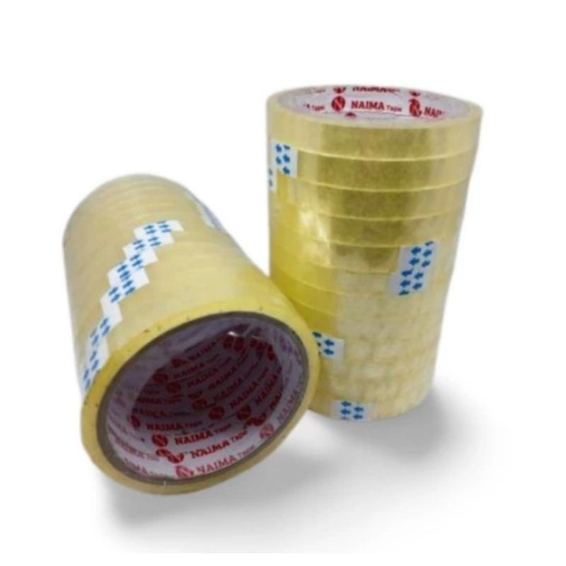 

Solatip/isolasi bening 12mm×72yard