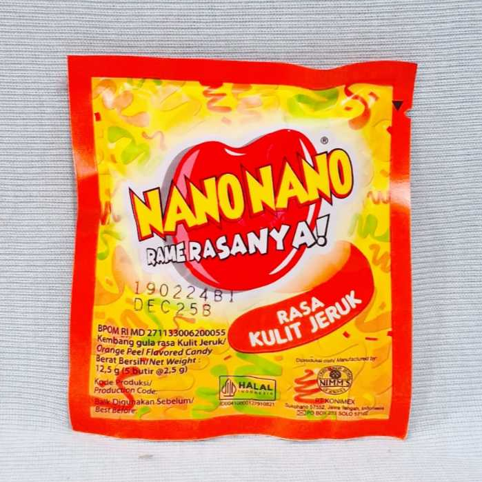 

Permen Nano Nano Rasa Kulit Jeruk (1 Pcs)