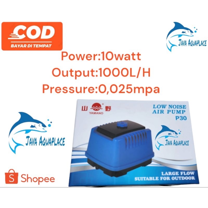 Mesin Gelembung / Aerator Kolam Low Watt YAMANO P30
