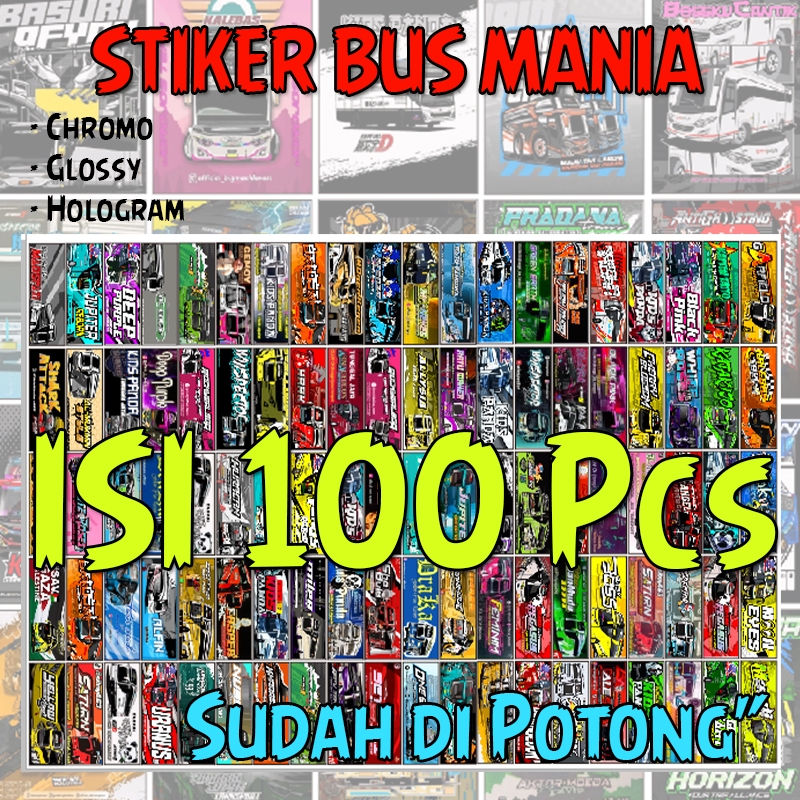 

Stiker Bus Mania Panjang Stiker Bus Viral Telolet Panjang Model Terbaru