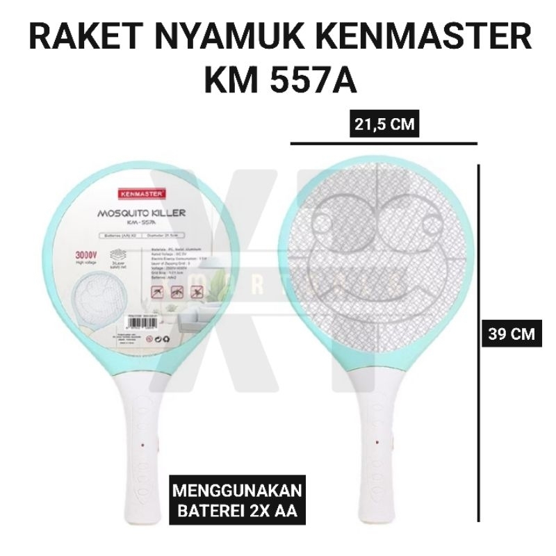 Raket Nyamuk Baterei Kenmaster / Raket Serangga / Mosquito / Pembasmi Serangga
